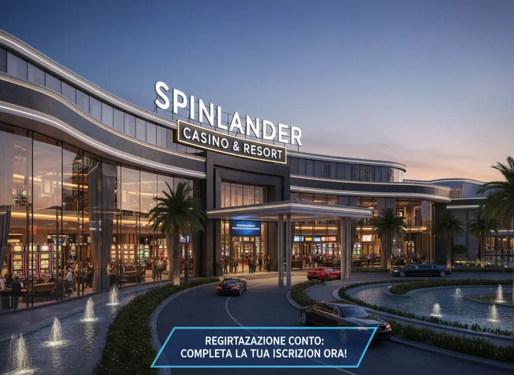 Spinlander registrazione come completare l'iscrizione conto