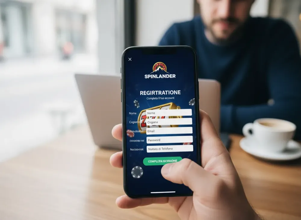 Spinlander registrazione come completare l'iscrizione conto